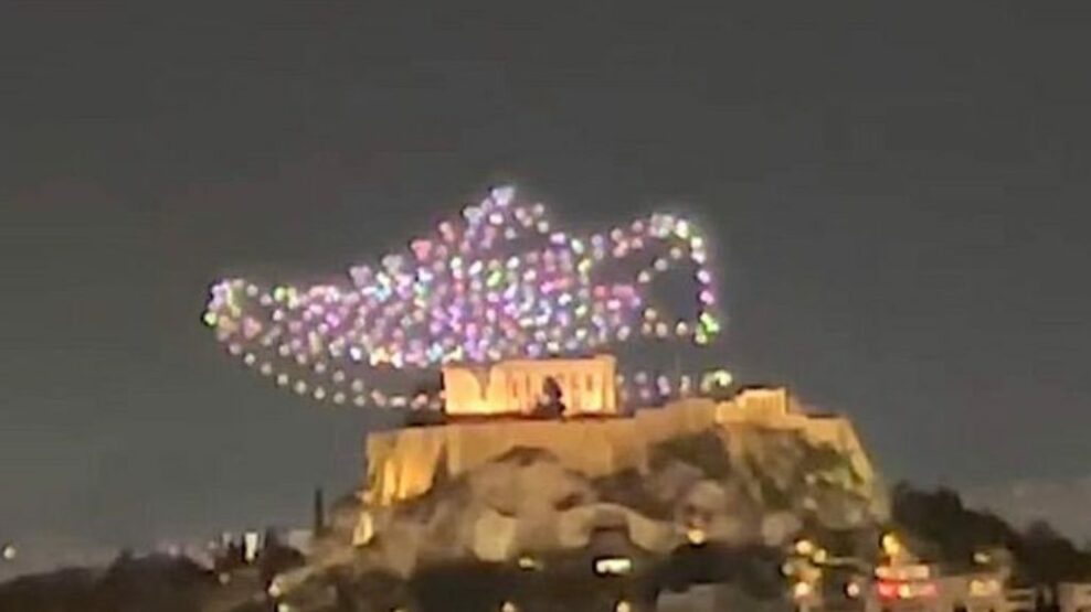 Εισαγγελική παρέμβαση για το drone show πάνω από την Ακρόπολη - Βίντεο