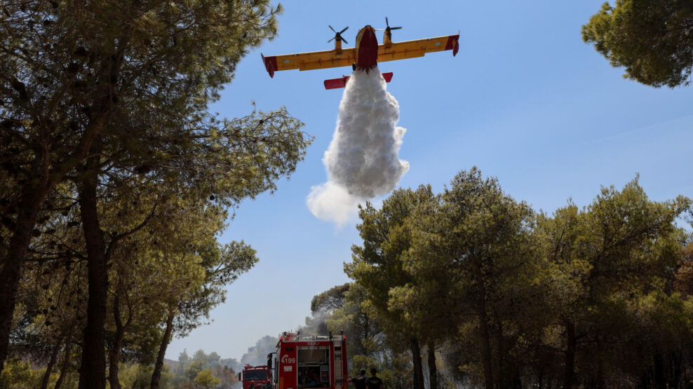 ΠΥΡΚΑΓΙΑ ΦΩΤΙΑ ΑΕΡΟΣΚΑΦΟΣ