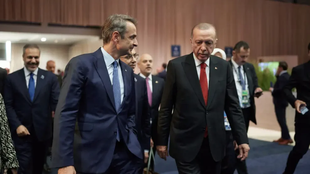 συνάντηση Μητσοτάκη – Ερντογάν