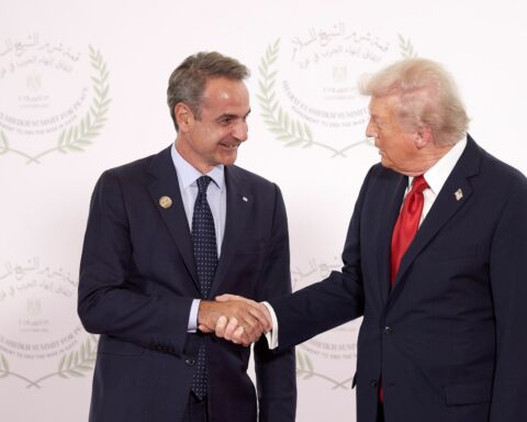 Μητσοτάκης Τραμπ