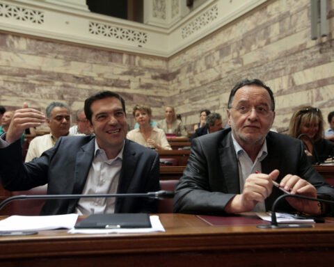 Λαφαζάνης Τσίπρας