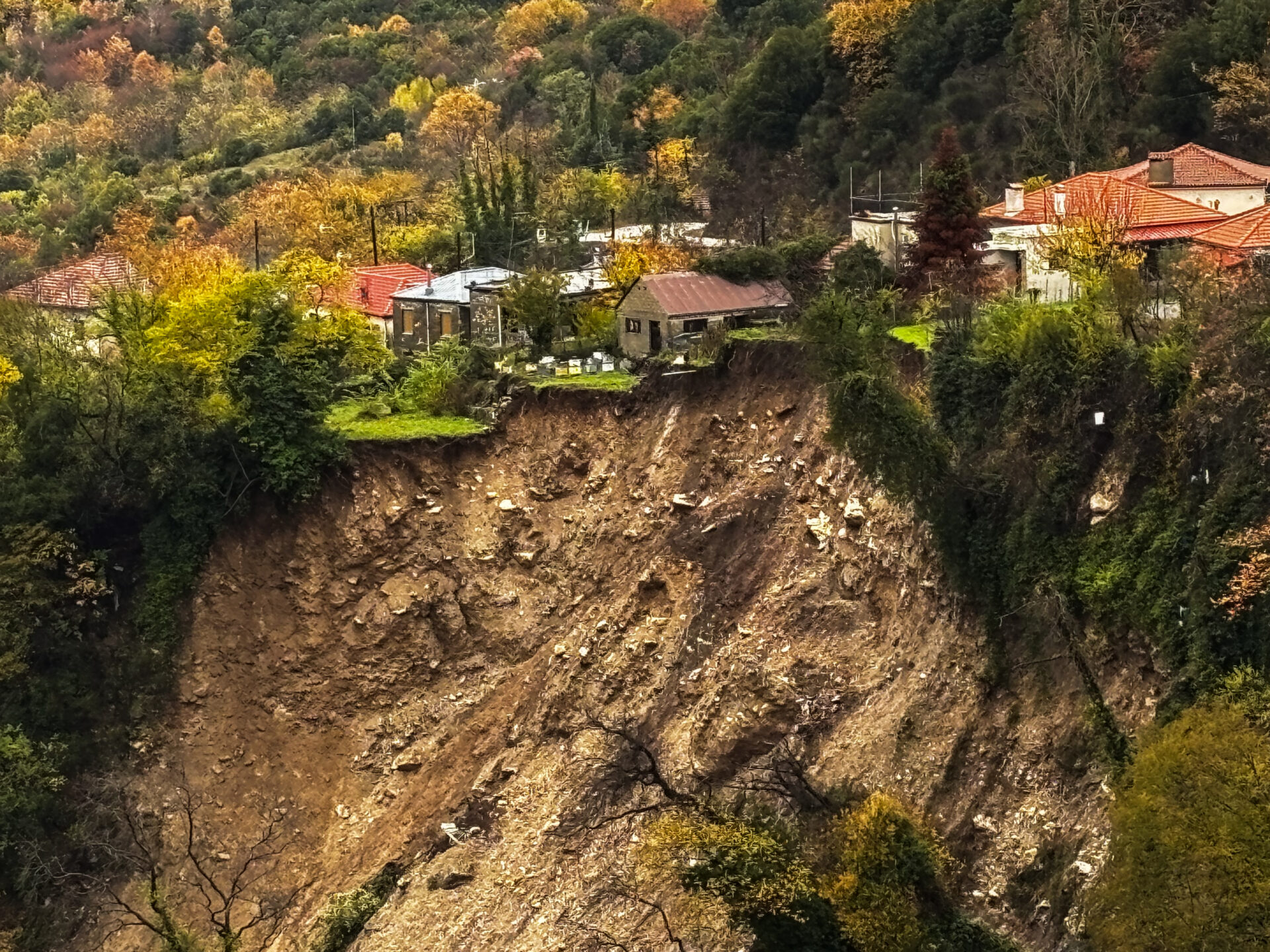 Τζουμέρκα κατολισθήσεις, κακοκαιρία τζουμέρκα