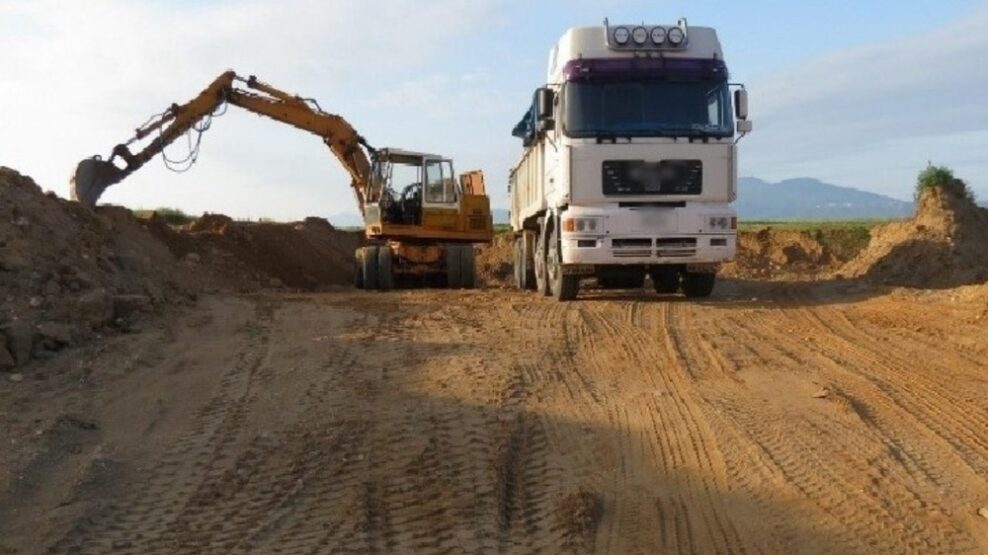 εξορύξεις άμμου σε περιοχή Natura 2000