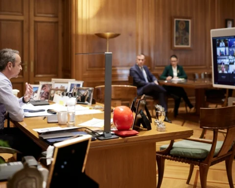 Μητσοτάκης τηλεδιάσκεψη Ουκρανία