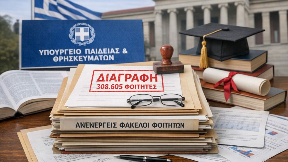 ΑΙΩΝΙΟΙ ΦΟΙΤΗΤΕΣ ΔΙΑΓΡΑΦΗ