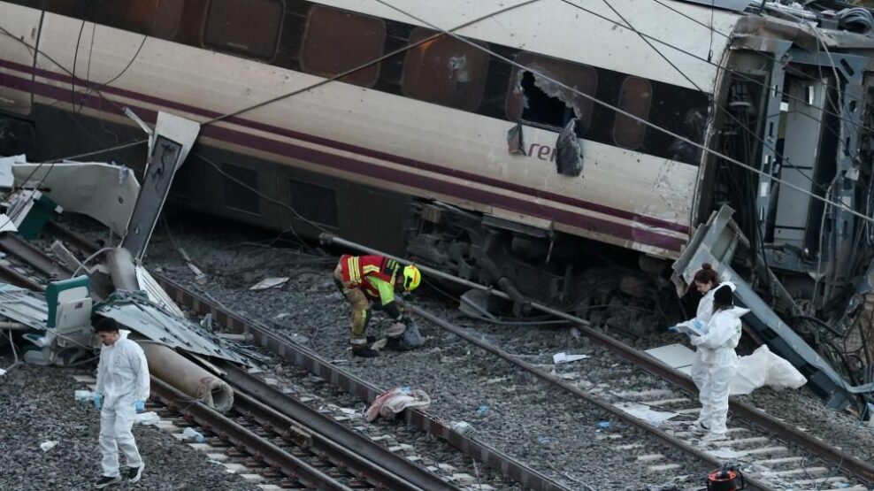 Σιδηροδρομική τραγωδία στην Ισπανία