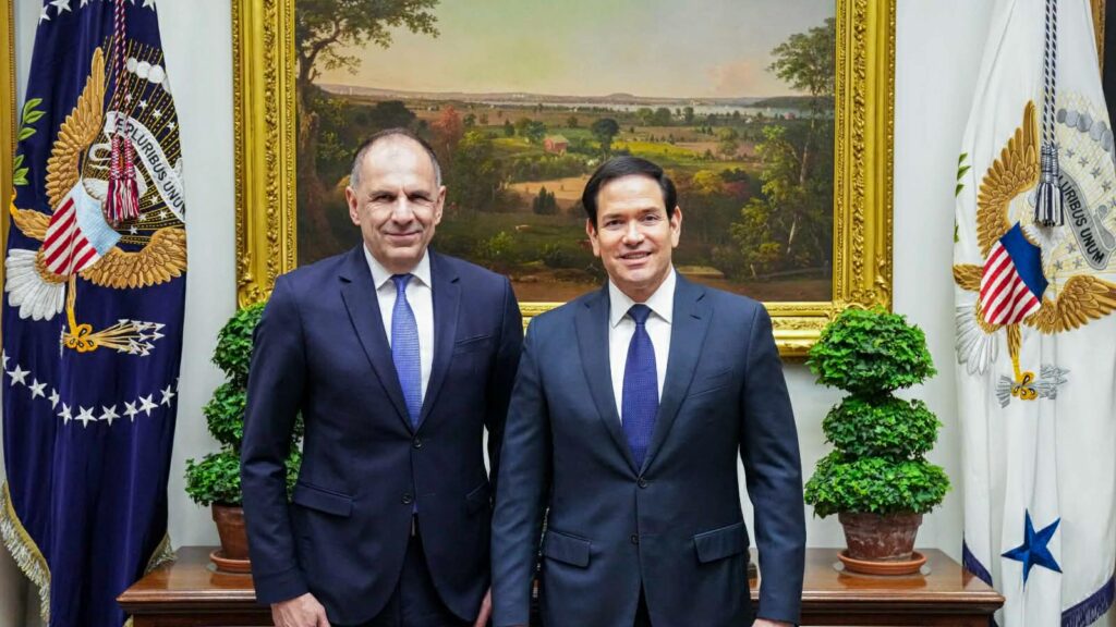 Συνάντηση Γεραπετρίτη – Ρούμπιο: Η Ελλάδα στρατηγικός κόμβος σε Ανατολική Μεσόγειο και Μέση Ανατολή