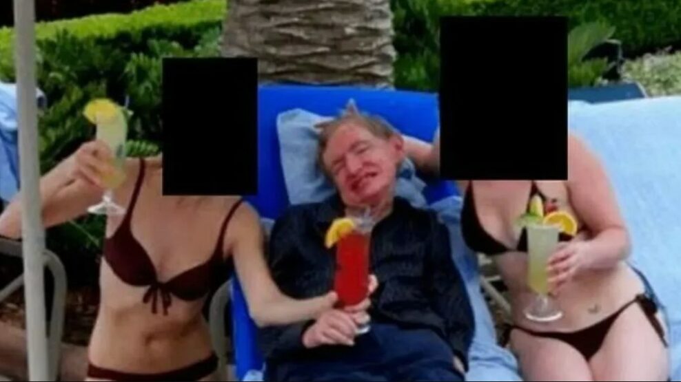 Ο Στίβεν Χόκινγκ ανάμεσα στα έγγραφα της υπόθεσης Έπσταϊν