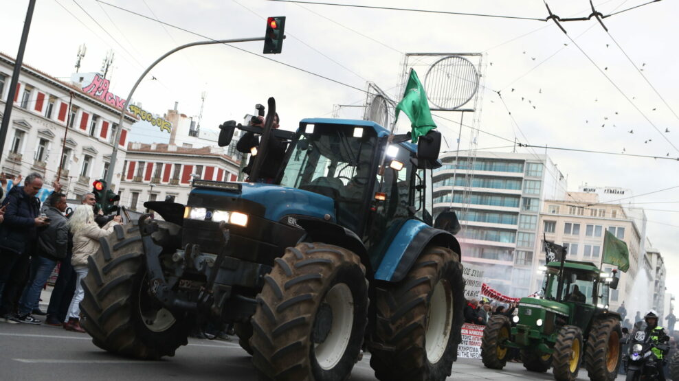 Αγροτικό πανελλαδικό συλλαλητήριο στο Σύνταγμα
