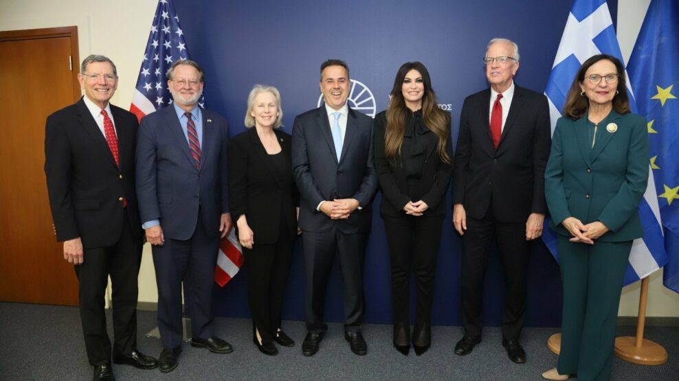 Συνάντηση Παπασταύρου με αντιπροσωπεία του Κογκρέσου των ΗΠΑ