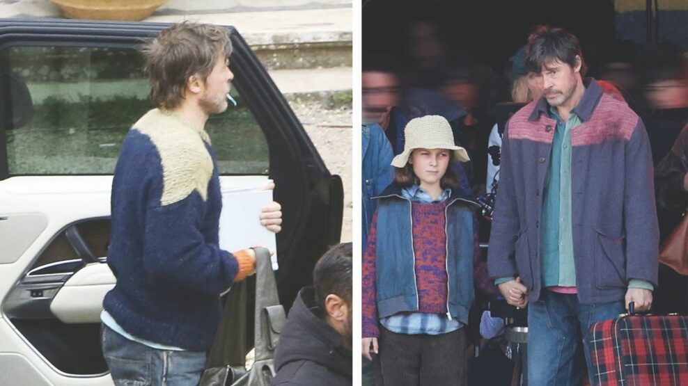 Γυρίσματα υπό βροχή