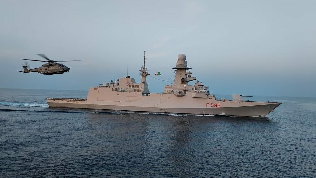 Έφτασε στην Κύπρο ιταλική φρεγάτα