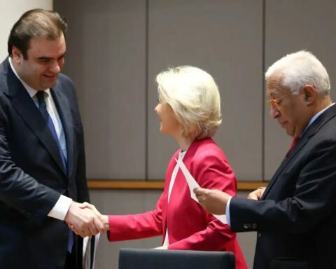 Συνάντηση Πιερρακάκη, φον ντερ Λάιεν, Κόστα και Λαγκάρντ