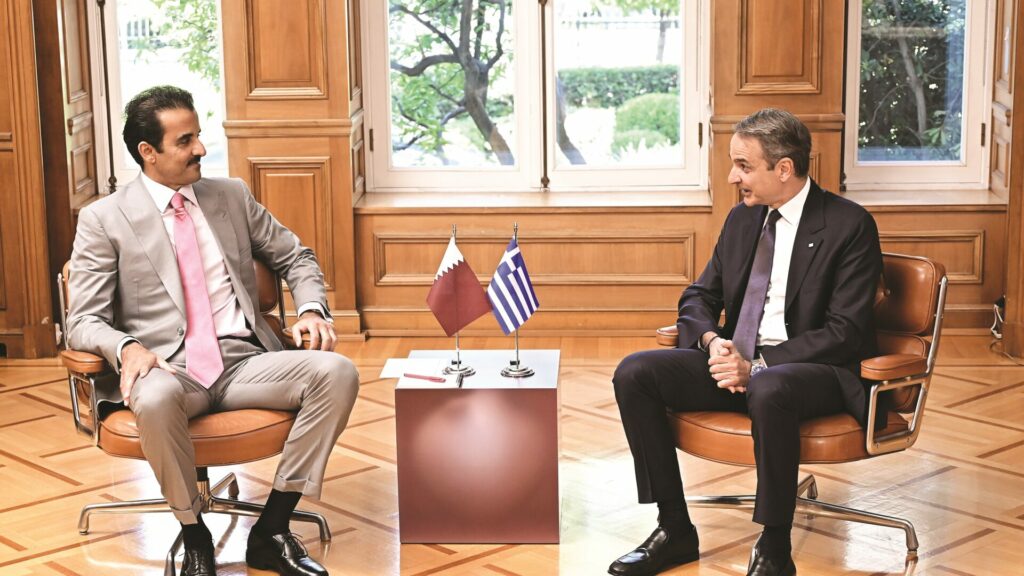 ΚΥΡΙΑΚΟΣ ΜΗΤΣΟΤΑΚΗ ΕΜΙΡΗσ ΤΟΥ ΚΑΤΑΡ ΣΕΪΧΗ TAMIM BIN HAMAD AL-THANI