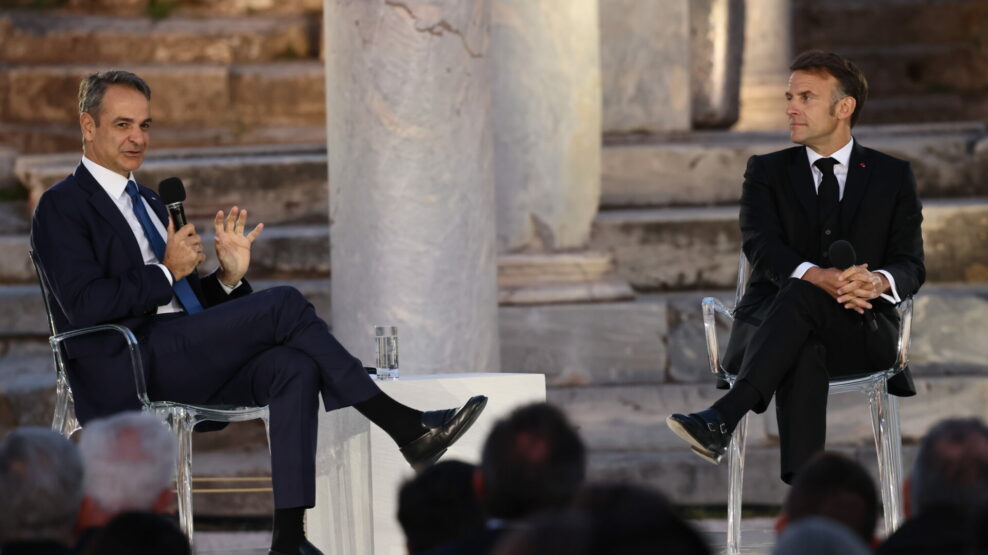 Μακρόν σε Μητσοτάκη