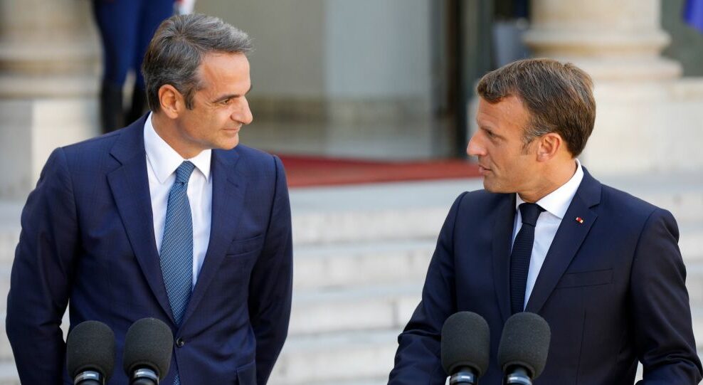 Απόψε το δείπνο στον Μακρόν στο Προεδρικό