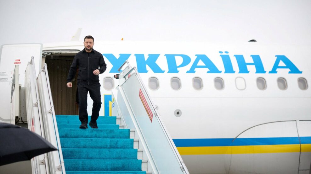 O Ζελένσκι έφτασε στην Κωνσταντινούπολη