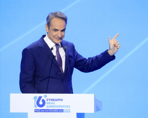 Μητσοτάκης στο συνέδριο της ΝΔ