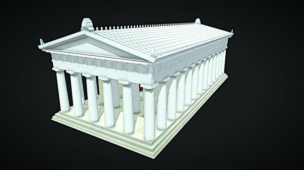 3D μοντέλο της Δήλου