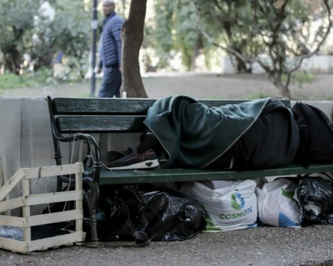 Άστεγοι στην Αθήνα