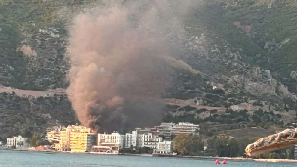 φωτιά τώρα στο Λουτράκι, Λουτράκι φωτιά