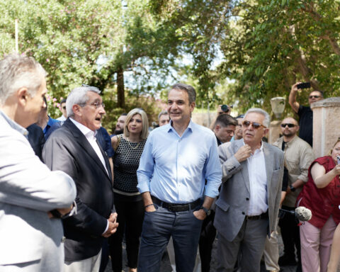 Στη Ρόδο ο Μητσοτάκης