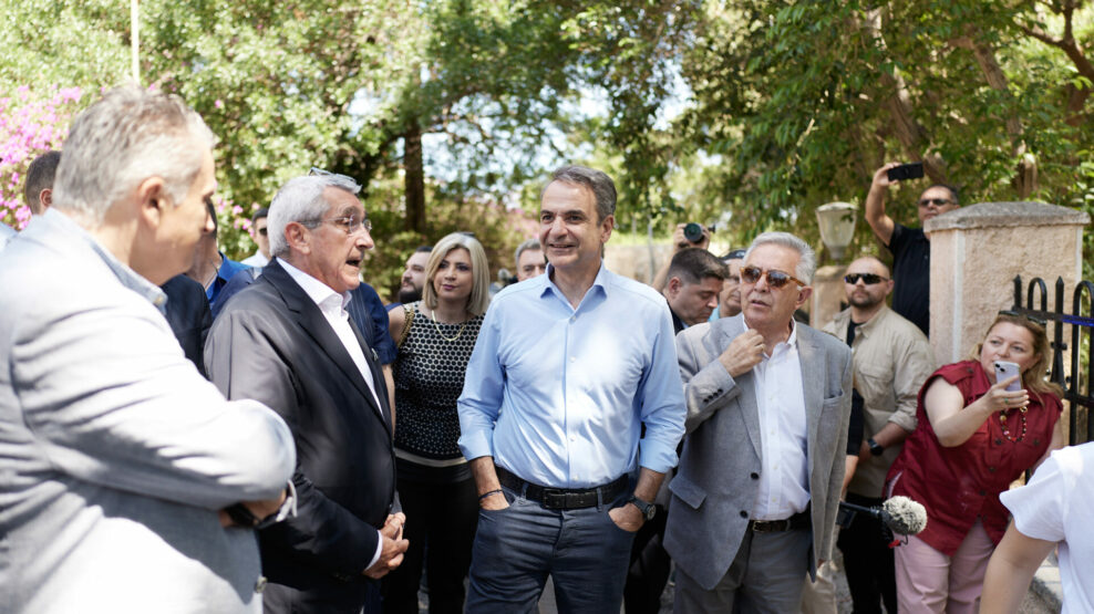 Στη Ρόδο ο Μητσοτάκης