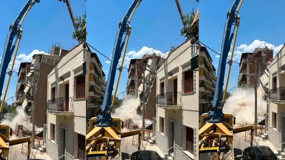 Πώς έπεσε η πολυκατοικία στα Πετράλωνα