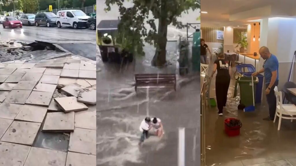 Εικόνες χάους στην Ισπανία μετά από σφοδρή καταιγίδα - Δείτε βίντεο