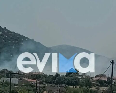 Φωτιά στο Μηλάκι Ευβοίας