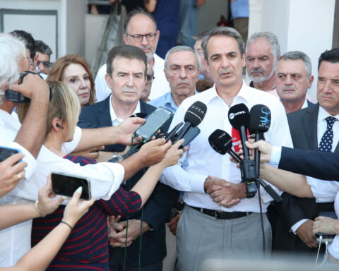 Κυριάκος Μητσοτάκης μετέβη στο Ιπποκράτειο Νοσοκομείο Θεσσαλονίκης