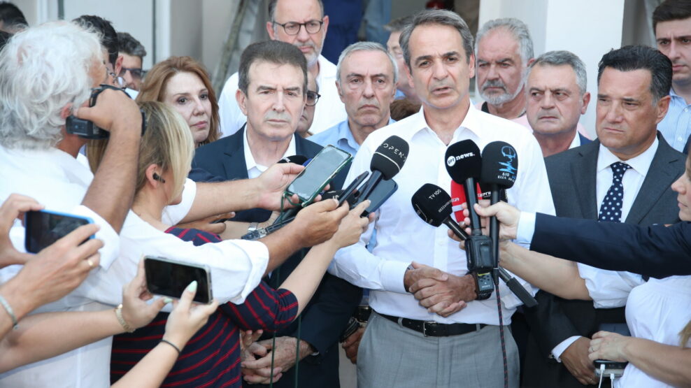 Κυριάκος Μητσοτάκης μετέβη στο Ιπποκράτειο Νοσοκομείο Θεσσαλονίκης