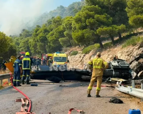 συντρίμμια των ελικοπτέρων