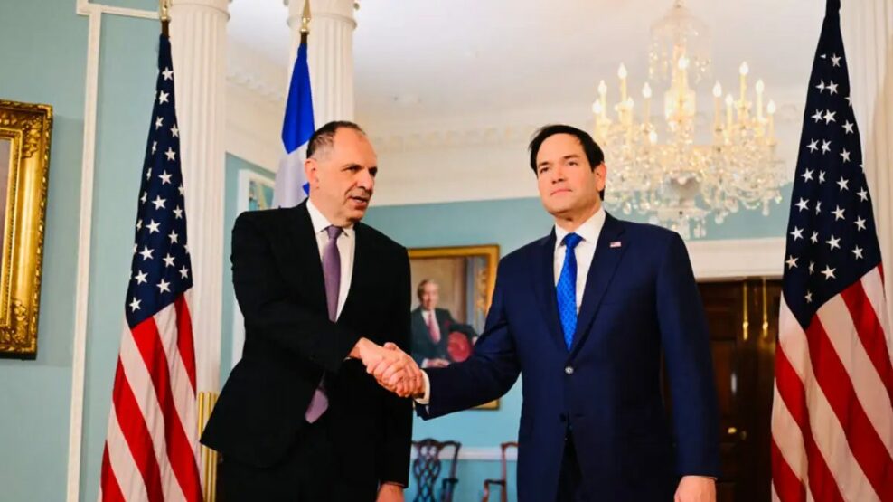 Τηλεφωνική επικοινωνία Γεραπετρίτη – Ρούμπιο