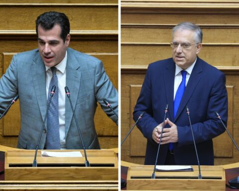Θάνος Πλεύρης Τάκης Θεοδωρικάκος