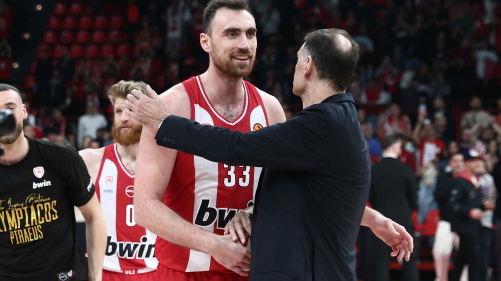 Ολυμπιακός Μιλουτίνοφ Μπασκόνια Euroleague