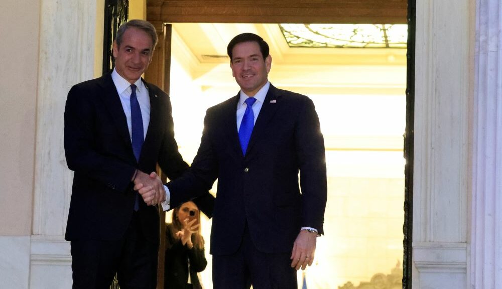 Δείπνο Μητσοτάκη – Ρούμπιο